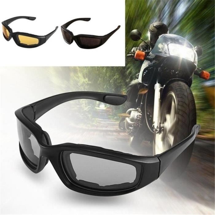 Lunette moto transparente - Cdiscount