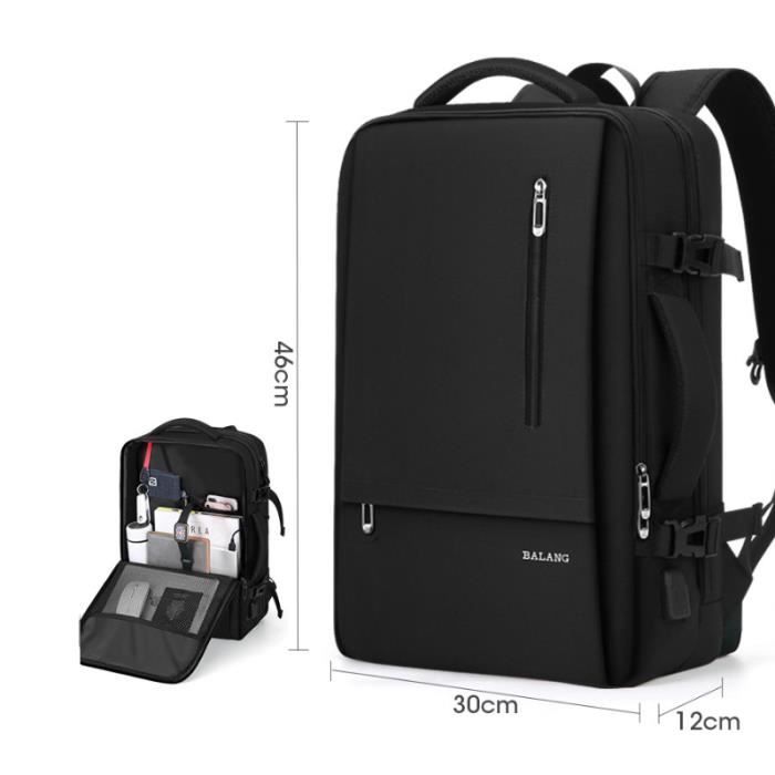 Sac à Dos pour Ordinateur Portable de Voyage 17.3 Cartable Lycee