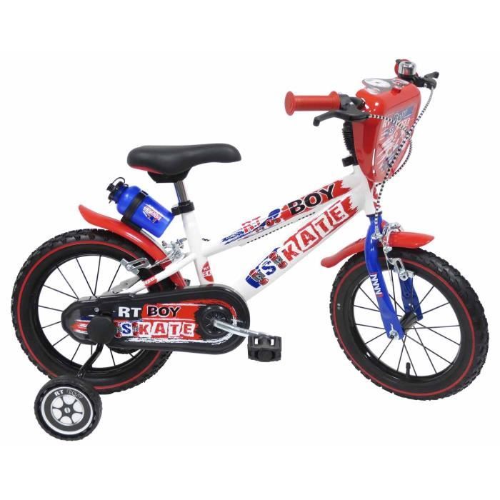 Velo pour enfant RT BOY SKATE 16 pouces Blanc Cdiscount Sport