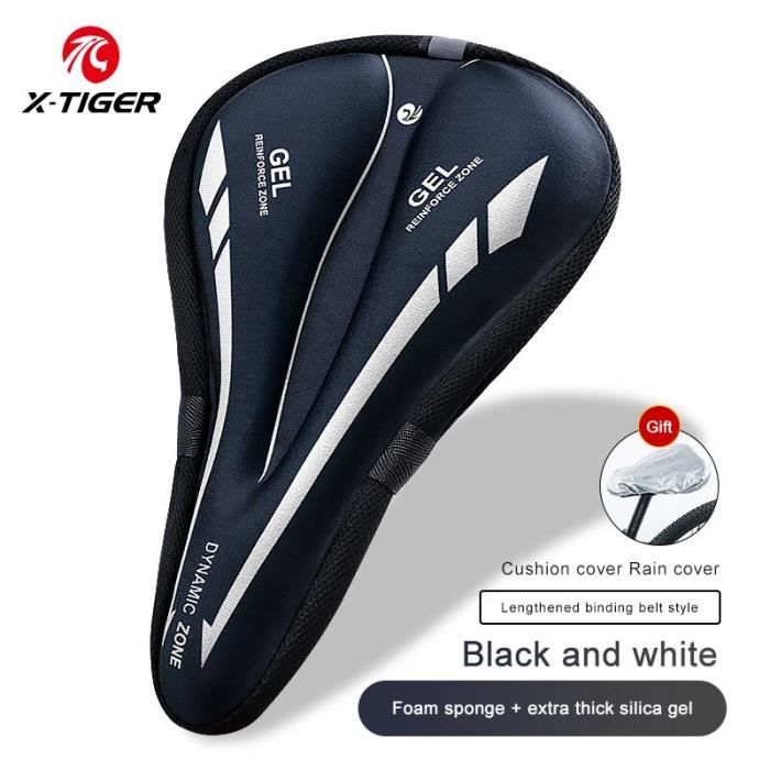 SELLE,black--selle de vélo confortable pour vtt, absorbe les chocs