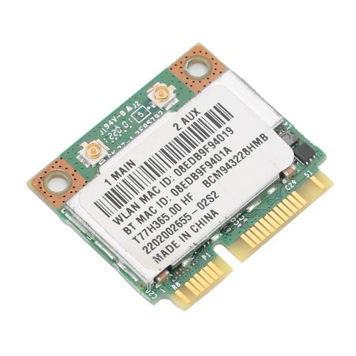 Carte WiFi NGFF M2 QCNFA344A - Bi-Bande 1200 Mbps - Compatible Dell, Asus, Toshiba - Bluetooth Module - Pour Ordinateurs Portables