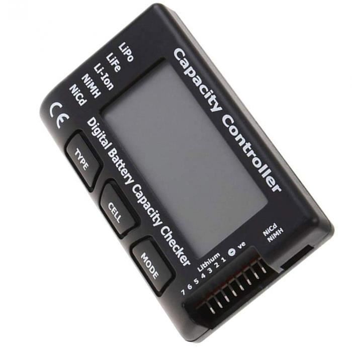 Testeur De Capacité Pour Batteries RC - LiPo, Li-ion, NiMH, Affichage Numérique, Portable Et Facile