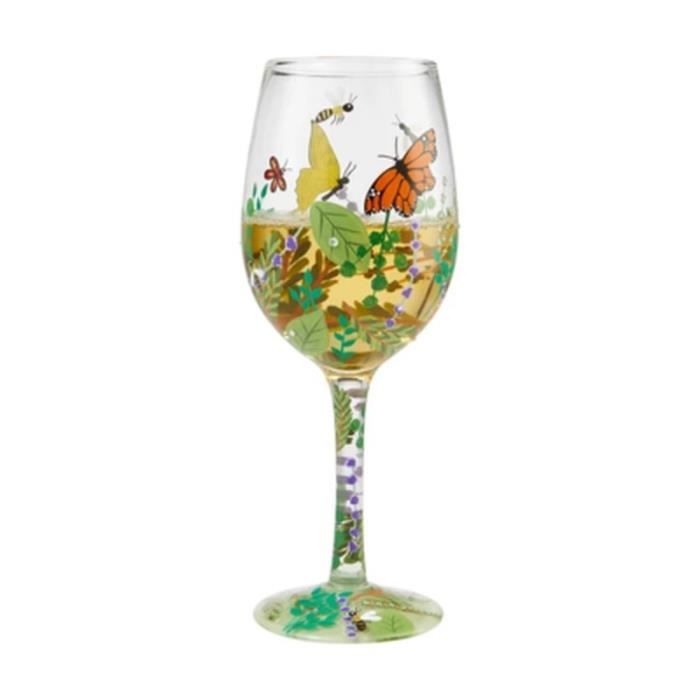 Verre à Vin Décoratif Motif Bonhomme De Neige - Verre Borosilicate Transparent 300 Ml - Décoration Noël