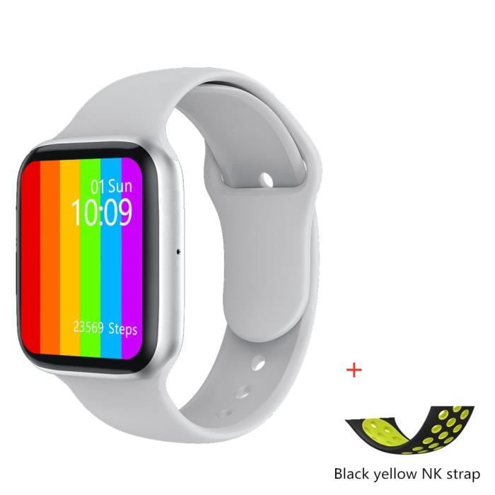 Montre connect e Nouvelle montre intelligente originale IWO W26 Rose 40mm 44mm s rie 6 1.75 pouces Type add NK black yellow 40mm