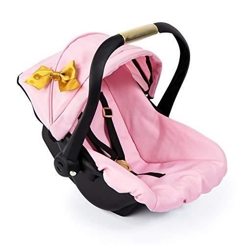 Siège auto pour poupée - BAYER DESIGN - Accessoires - Rose doré - Convient - Easy Go - Ceinture