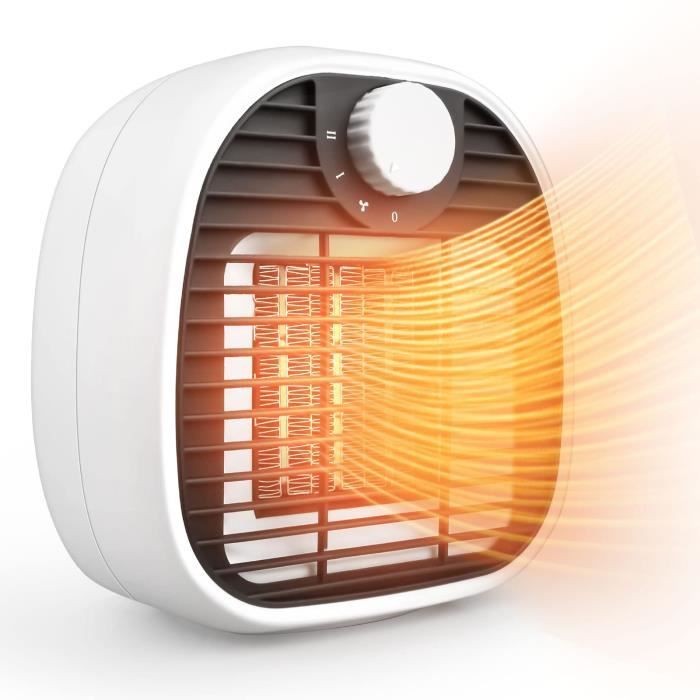 Radiateur Soufflant Sejoy – 2000W, Oscillation 90°, Minuterie 12h, 3 Modes, Protection Sécurité