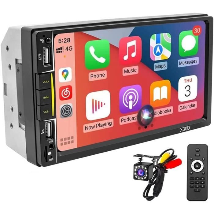 Stéréo De Voiture Portable Avec Sans Fil Apple Carplay Android Auto 9.3 Moniteur À Écran Tactile Autoradio Avec Bluetooth,Transmis - Auto