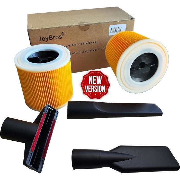 Ventes Flash Noël : Filtre à Cartouche Pour Karcher WD2 Wd3 MV3 Etc. Comme 6.414-552.0 - 2 Pas Cher