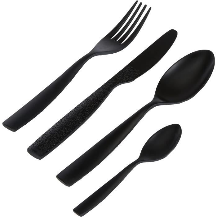 Set Posate Estero Set Posate Alessi Dressed En Plein Air - Melammina Nero | Per Picnic, Esterno Outlet UK