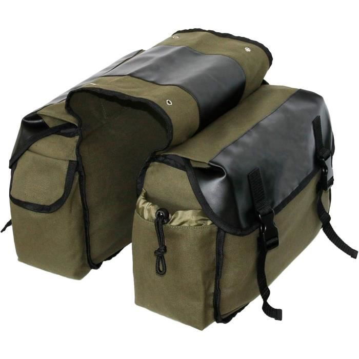 Sacoches Porte-Bagages Vélo 25L Imperméables | Sacs Arrière Double Double Résistants Pour Porte-Bagages
