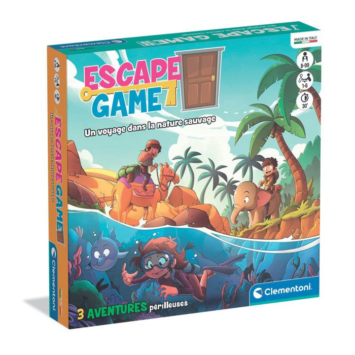 CLEMENTONI - Escape Game - Un voyage dans la nature sauvage
