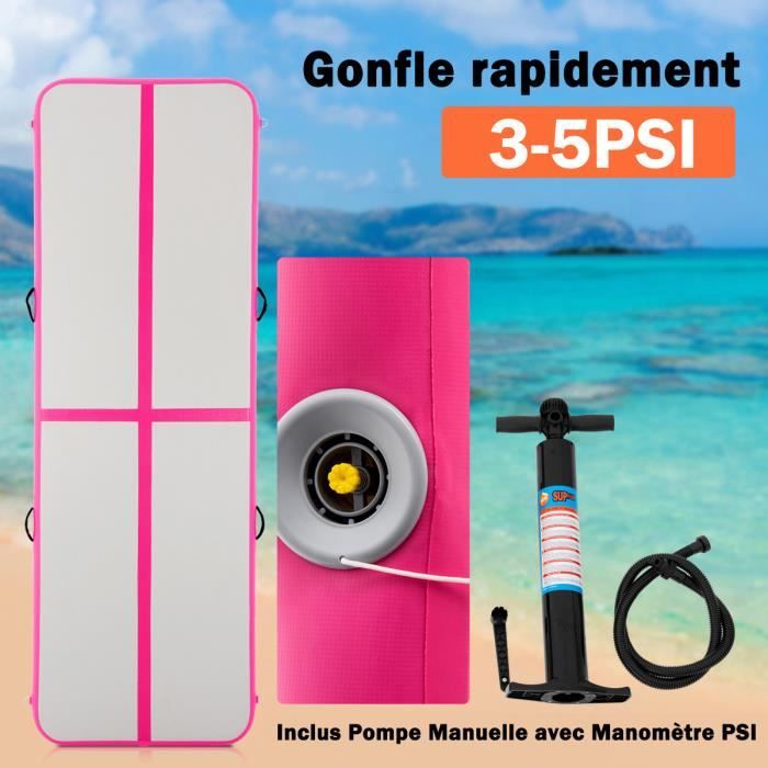 Tapis De Gym Gonflable Tapis Gonflable Gymnastique 3m-6m - Entraînement Gym Yoga Pom-pom Girl Tapis Cheerleading Yoga Maison