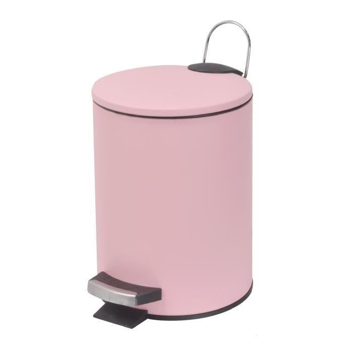 Poubelle Salle De Bain Rose
