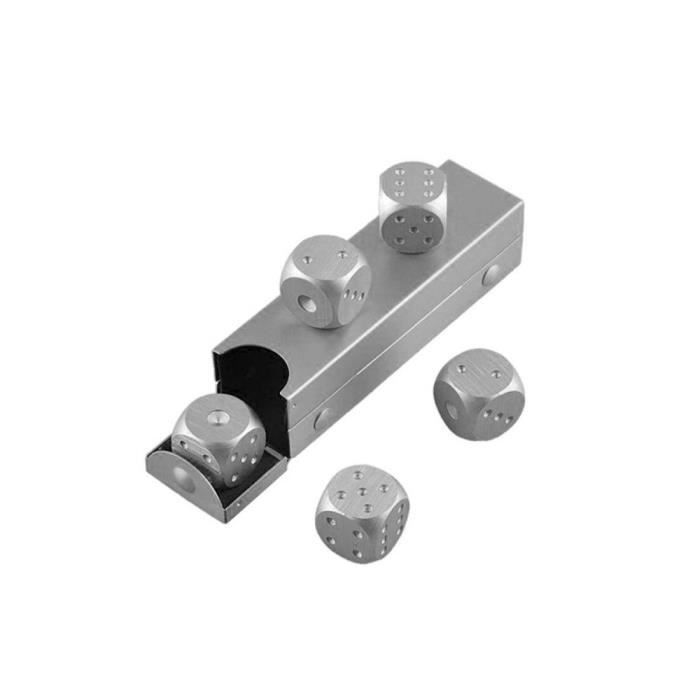 Lot De 5 Ballons En Forme De Dés Carrés Pour Mariage, Fête D