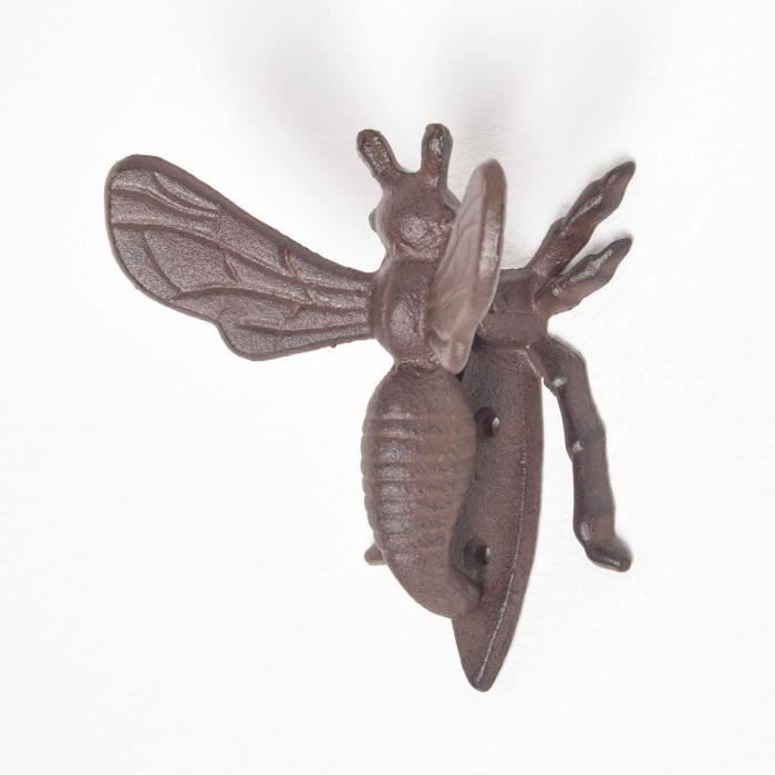 Heurtoir de porte Abeille en fonte