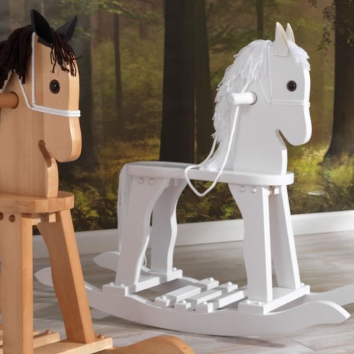 cheval à bascule en bois pas cher
