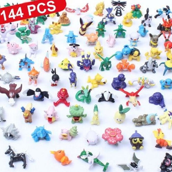 144 pcs / set Monstre Pokémon mini-figurines jouets - Cdiscount Jeux -  Jouets