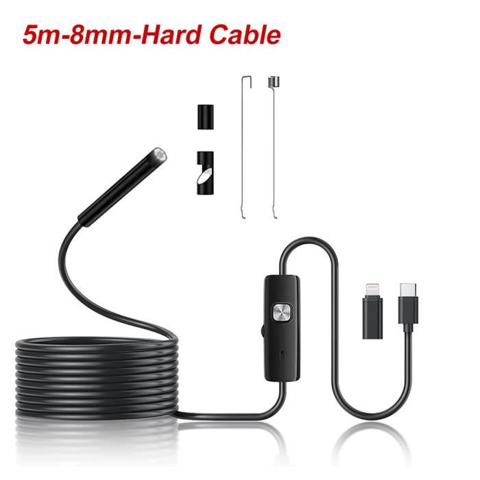 Endoscope Caméra D'inspection IP67 Pour Android/iOS, Flexible 1m, 4 Directions - Neuf AUTOOL SVB303NH