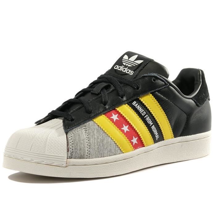 adidas superstar jaune femme