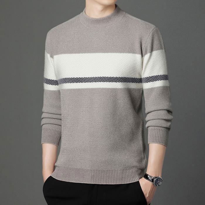 Pull T Traxx Col Rond Homme - Gris, Manches Raglan, Taille L, Très Bon état