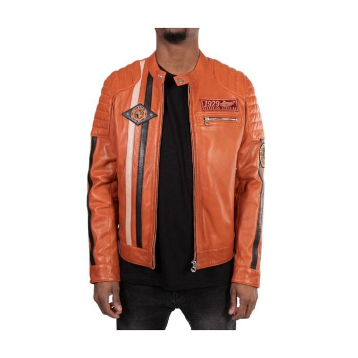 Blouson Von Dutch Kenny Ref 60423 Orange Orange Cdiscount Prêt-à