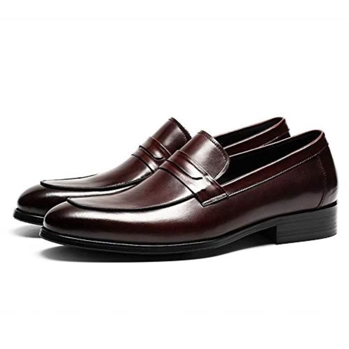 Bottes montantes en cuir pour hommes