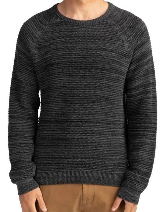 Pull Broke Sweater Billabong pour homme en Gris XS Dark grey heath Cdiscount Pret a Porter