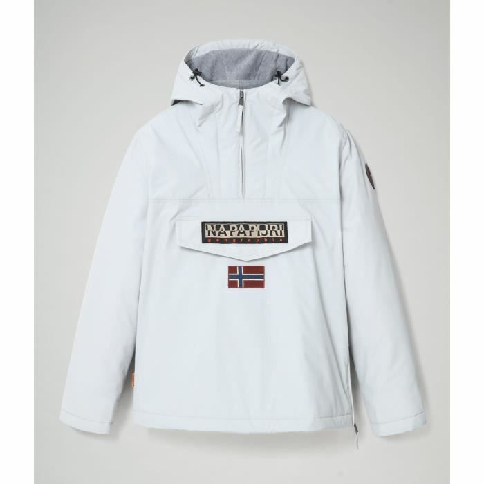 Veste Napapijri Rainforest Winter Homme Gris Sports d hiver Impermeable Respirant Gris clair Cdiscount Sport