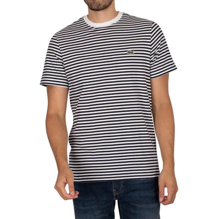 Tee shirt lacoste a rayure