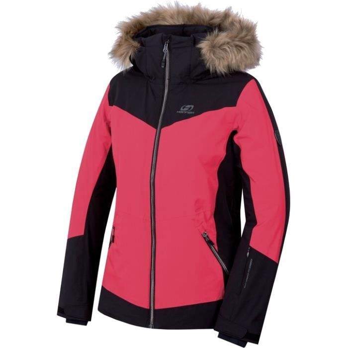 Hannah veste de ski Canna femmes polyamide rose noir Cdiscount Sport