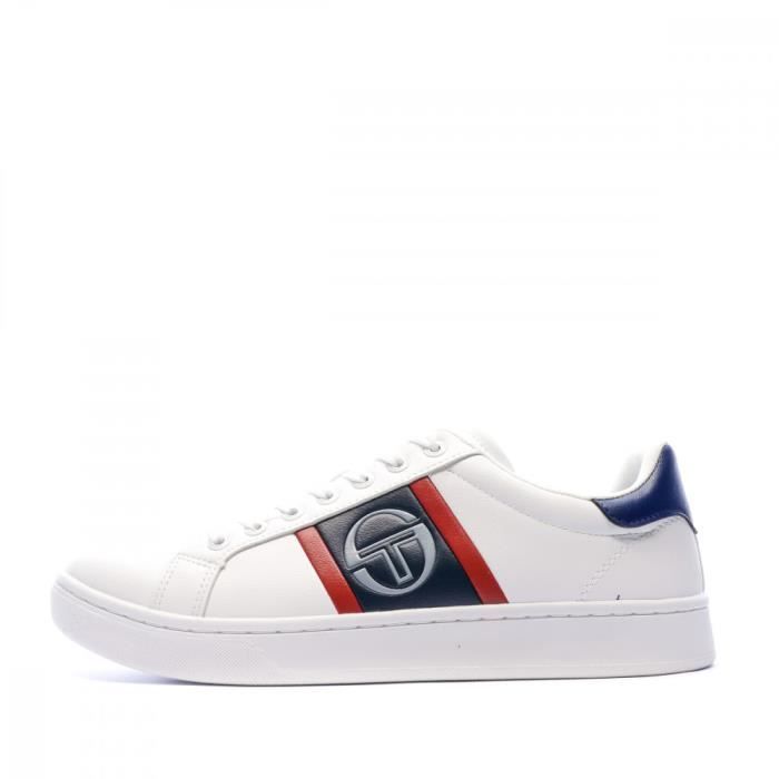 Baskets Blanches Homme Sergio Tacchini Nizza - Synthétique - Blanc - Adulte - Homme