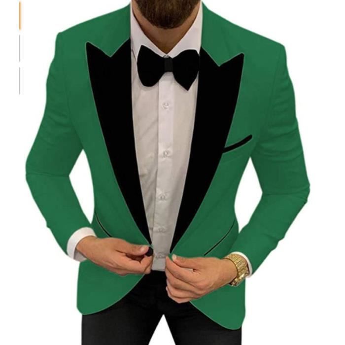 Costume Homme Costume Slim Fit de Marque de Luxe Costume Grande