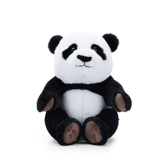 Animal en peluche NATIONAL GEOGRAPHIC Panda Noir et Blanc 25 cm