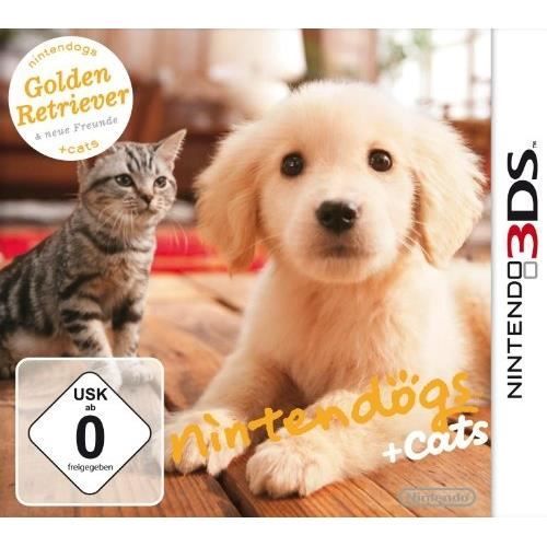Nintendo Nintendogs + Cats Golden Retriever & Ses Nouvea…