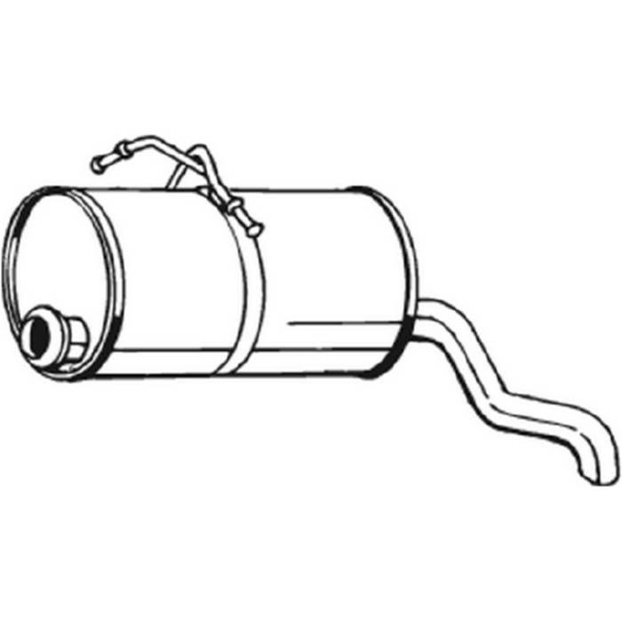 Pot échappement / Silencieux arrière BOSAL 135-001 135-001