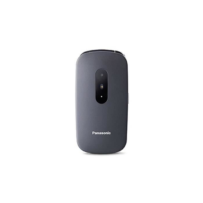 Panasonic KX-TU446 Téléphone portable à clapet pour séniors anti-chocs gris