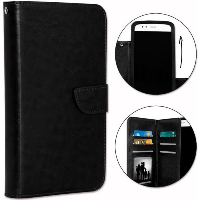 PH26® Etui Housse Folio Pour Logicom L-ITE 400M Format