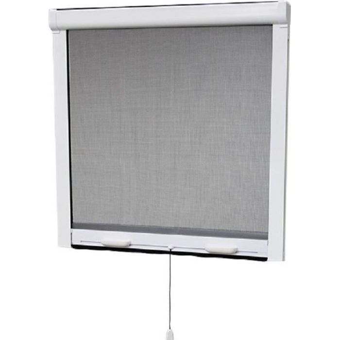 Uisebrt Moustiquaire pour fenêtre en aluminium Moustiquaire sans clou ni vis 