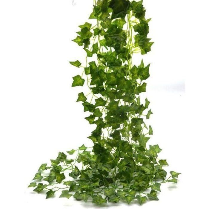 Lierre Artificielle Plantes - 12 Pcs 90 Ft Guirlande Vigne - Faux Plante -  Décoration pour Célébration, Mariage, Cuisine, Jardin - Cdiscount Maison