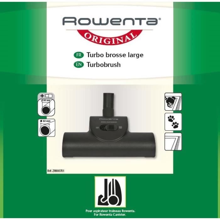 Accessoires - Rowenta Turbo brosse large ZR900701