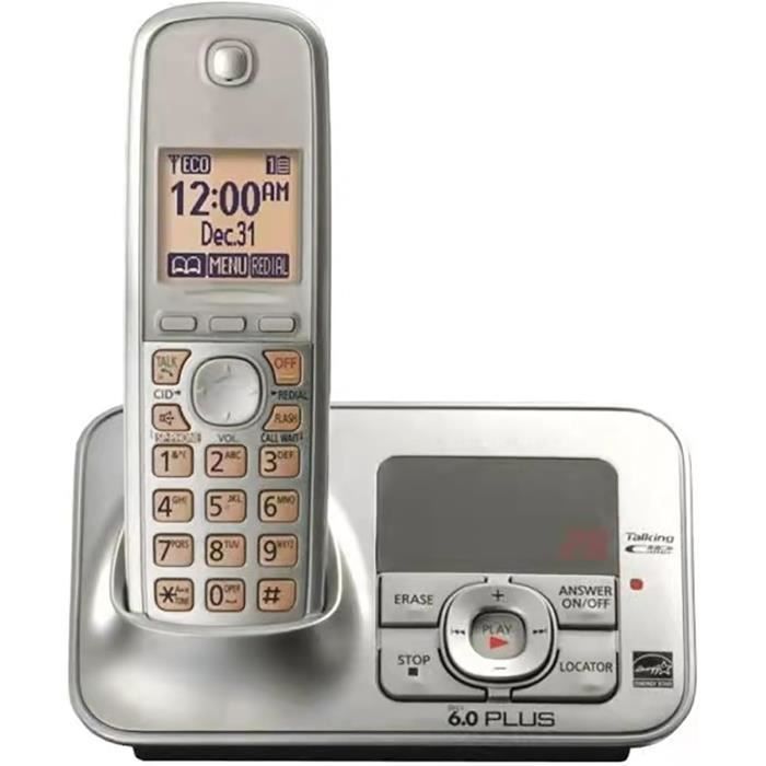 Répondeur Téléphonique AT&T 1740 Numérique Avec Horodatage, Boîte Ouverte