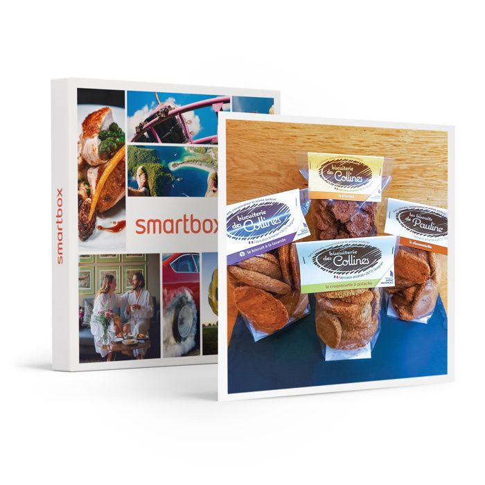 Smartbox - Coffret gourmand de biscuits et chocolats à déguster à la maison  - Coffret Cadeau