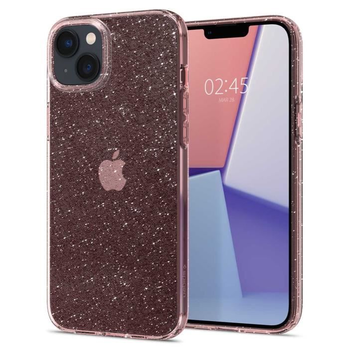 Coque - SPIGEN - Liquid Crystal - iPhone 14 Plus - Transparent - Souple - Protection optimale