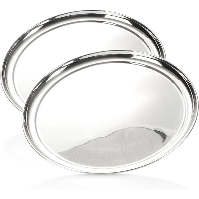 Georg Jensen Cobra Plateau De Service En Acier Inoxydable