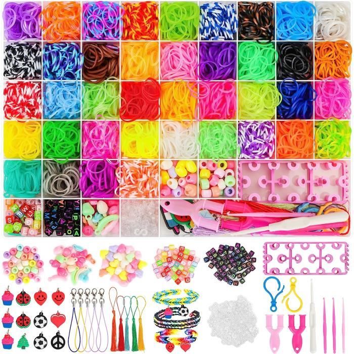 Kit 2500 élastiques Rainbow Loom Avec 32 Couleurs - Loisir Créatif Pour Bracelets, Neuf, EAN 0313045343378