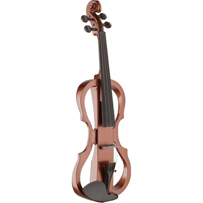 STAGG EVN X-4/4 VBR Pack violon électrique 4/4 couleur violinburst - Etui semi-rigide - Casque