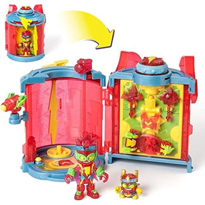 Figurine - SUPERTHINGS RIVALS OF KABOOM - Fury Storm - Base secrète - Kazoom Kid exclusif - SuperThing exclusif