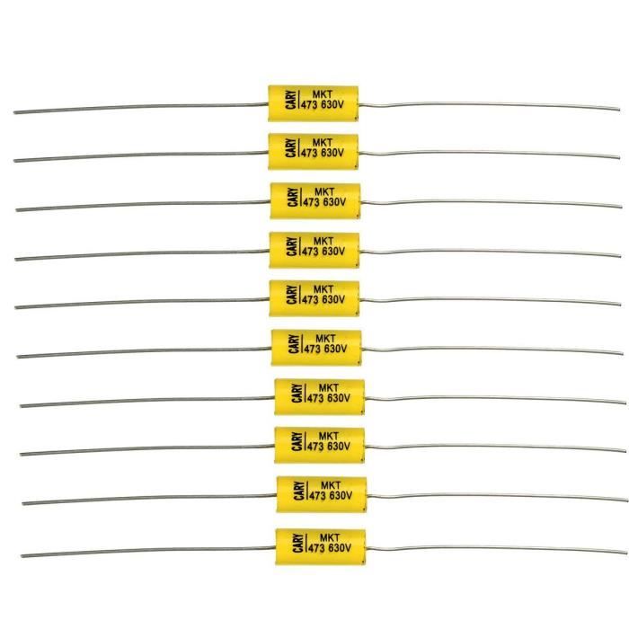 0,047uF +- 10 % 6300 V condensateur axial vintage PETP K73-15A lot de 4