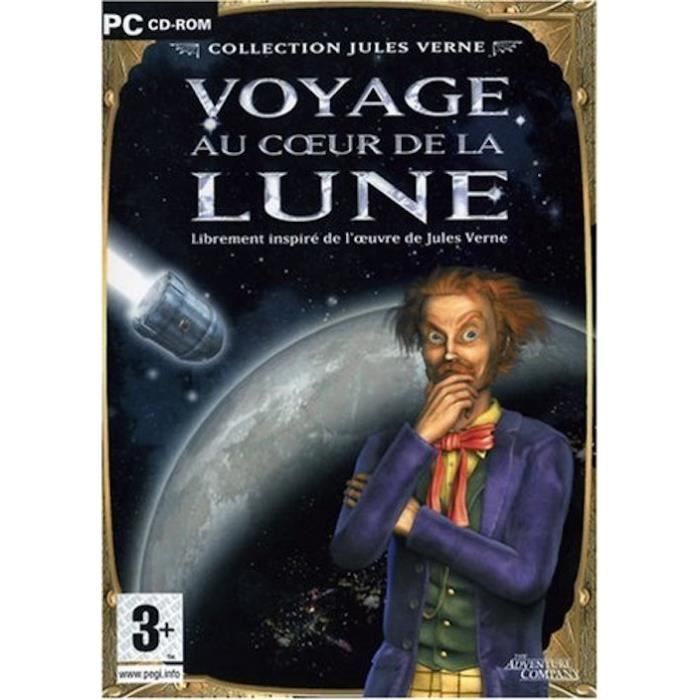 Jules Verne : Voyage cœur lune Pc CDROM