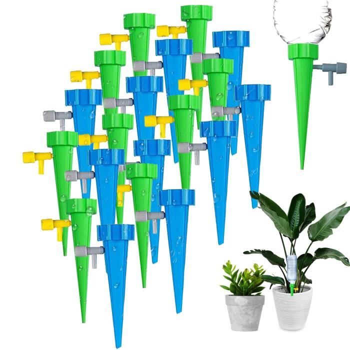 30 Pcs Irrigation Goutte à Goutte Kit,Réglable Goute A Goute Arrosage Bouteille,dArrosage